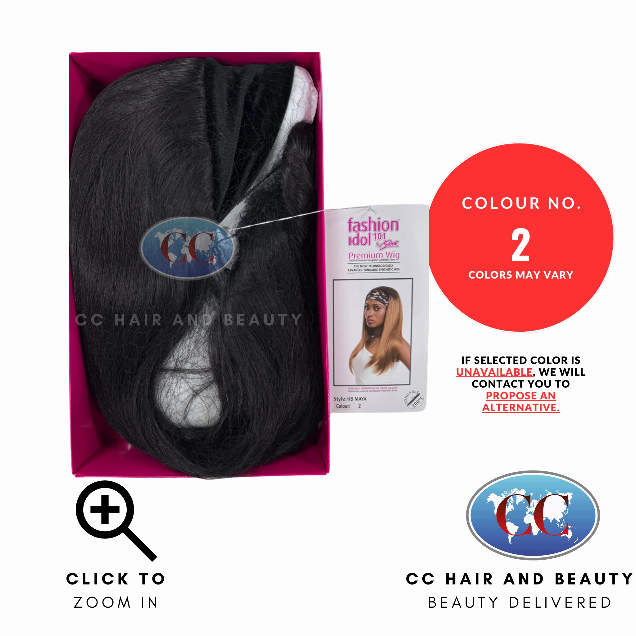 Sleek Premium Fashion Idol Synthetic Hair Wig - Hair Band Maya