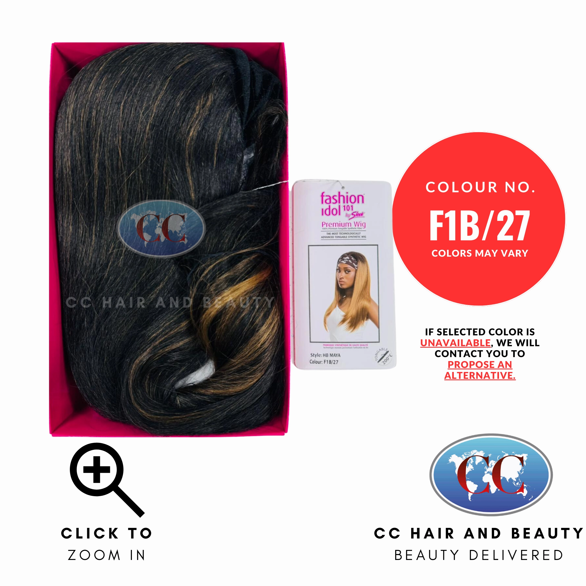 Sleek Premium Fashion Idol Synthetic Hair Wig - Hair Band Maya