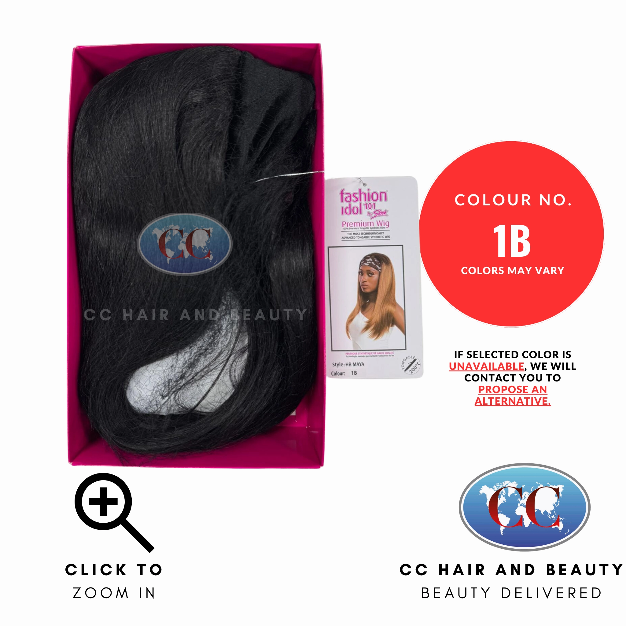 Sleek Premium Fashion Idol Synthetic Hair Wig - Hair Band Maya