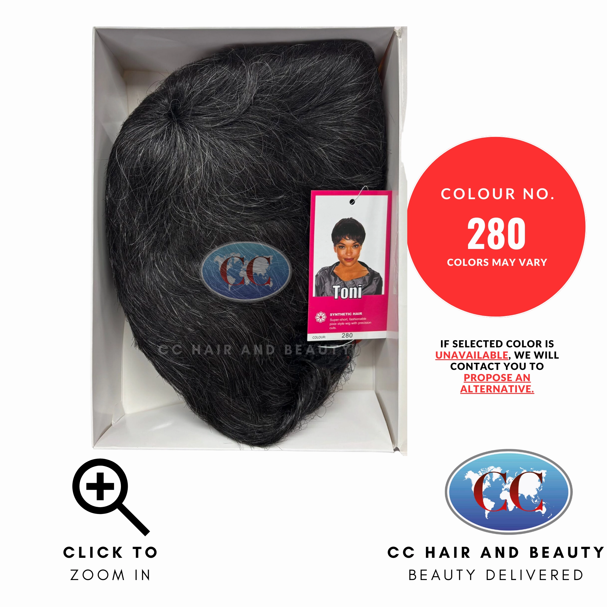 Sleek Synthetic Hair Wig Fashion - Toni
