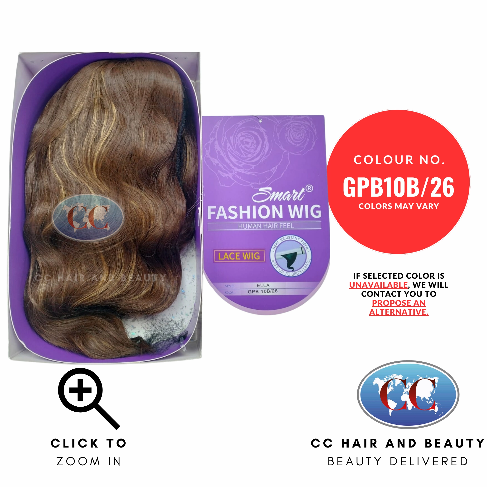 Smart Fashion Human Hair Feel Syn Wig - Ella