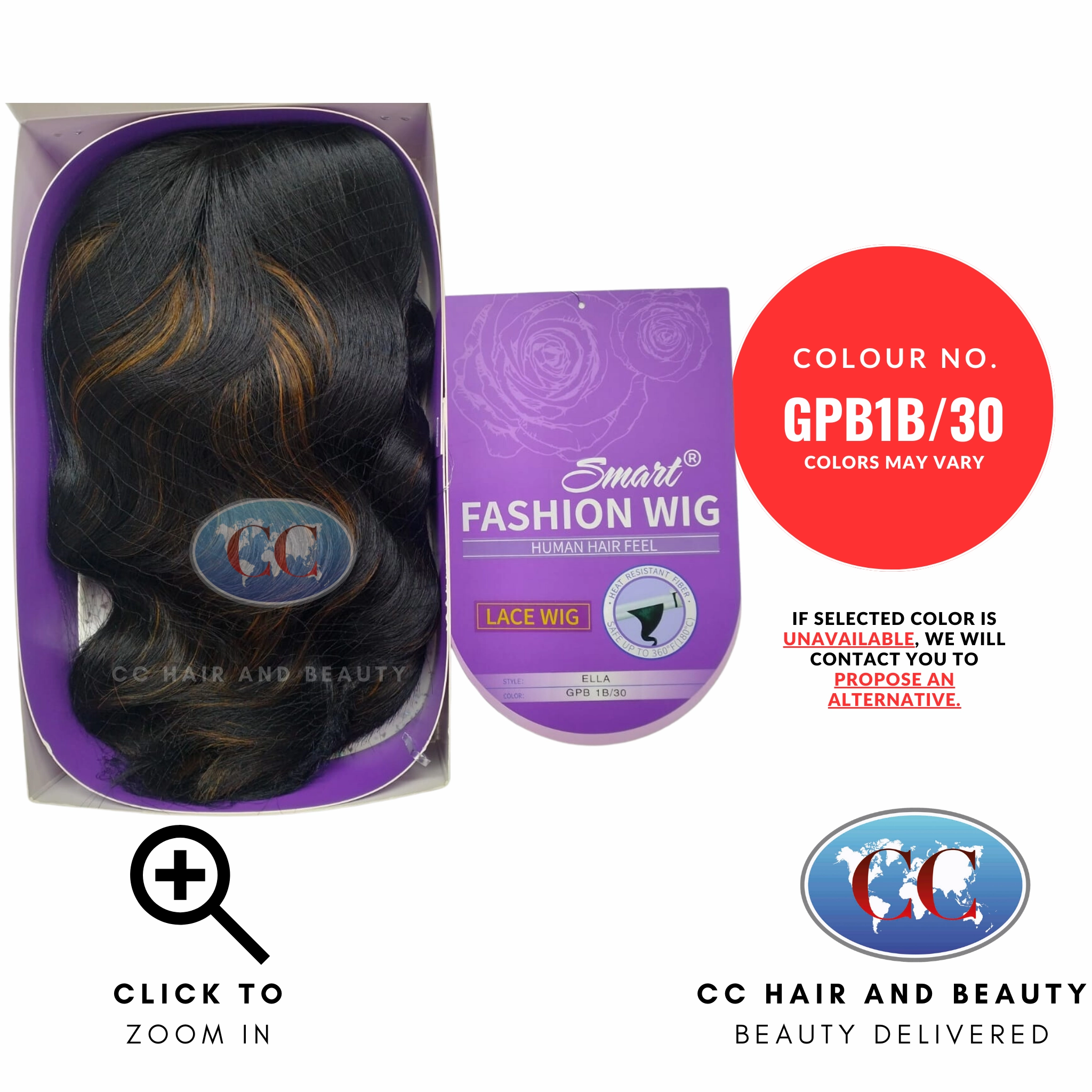Smart Fashion Human Hair Feel Syn Wig - Ella