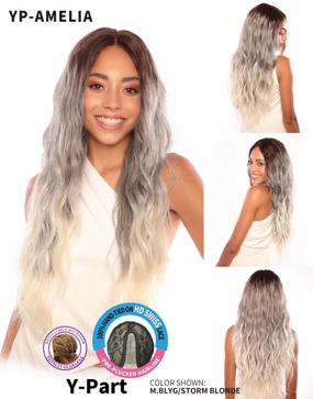 Smart Glamlace Synthetic Y-Part Amelia