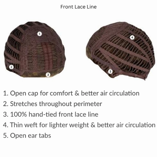 Symone - Naturalle Front Lace Line Collection by Estetica Designs