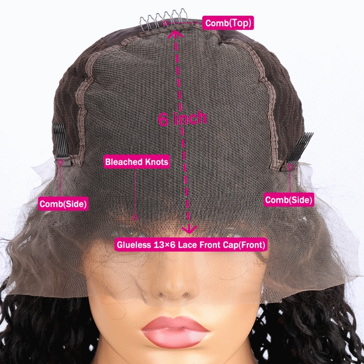 Tuneful Super Deal Ginger Colored 4x6 Ready Go 13x6 Lace Frontal Human Hair Wigs 180% Density